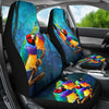 Gouldian Finch Bird Print Car Seat Covers