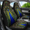 Beautiful Peacock Bird Print Car Seat Covers