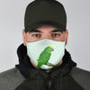 Yellow Headed Parrot Print Face Mask