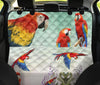 Scarlet Macaw Print Pet Seat Covers