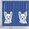 Yorkshire Terrier (Yorkie) Print Shower Curtain