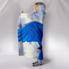 Hyacinth macaw Parrot Print Hooded Blanket