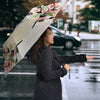 African Grey Parrot Print Umbrellas