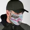 African Grey Parrot Print Face Mask