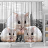 Amazing Chinese Hamster Print Shower Curtains