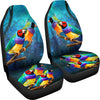 Gouldian Finch Bird Print Car Seat Covers