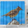 Lark Bird Print Shower Curtains