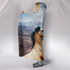 Andalusian Horse Print Hooded Blanket