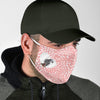 African Grey Parrot Print Face Mask