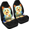 Cute Yorkshire Terrier (Yorkie) Art Print Car Seat Covers