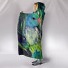 Lovely Parrotlets Parrot Print Hooded Blanket