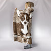 Cute Chihuahua Print Hooded Blanket