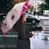 Afghan Hound On Pink Print Umbrellas