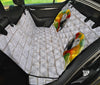 Red And Green Macaw Print Pet Seat Covers