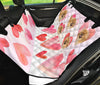 Pekingese On Heart Print Pet Seat Covers