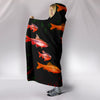 Cherry Barb Fish Print Hooded Blanket