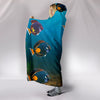 Acanthurus Achilles Fish Print Hooded Blanket