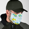 Multiple Colors Fish Print Face Mask