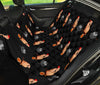 Salmon-crested cockatoo Parrot Black Print Pet Seat Covers