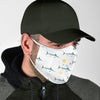 Swordfish Patterns Print Face Mask