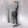 Percheron horse Print Hooded Blanket