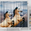 Andalusian Horse Print Shower Curtains