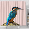 HummingBird Vector Art Print Shower Curtains