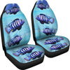 Afra Cichlid Fish Print Car Seat Covers