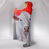 Charolais Cattle Print Hooded Blanket