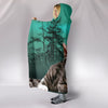 American Wirehair Cat Print Hooded Blanket