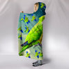 Monk Parakeet Parrot Print Hooded Blanket