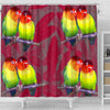 Love Bird Print Shower Curtains