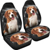 Cute Beagle Dog Print Car Seat Covers