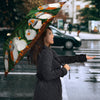 Zebra Finch Bird Print Umbrellas