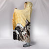 Amazing Alaskan Malamute Print Hooded Blanket