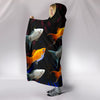 Molly Fish Print Hooded Blanket