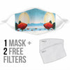 Platy Fish Print Face Mask