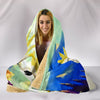 Lovely Cockatoo Parrot Print Hooded Blanket