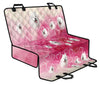 Samoyed On Pink Print Pet Seat Covers