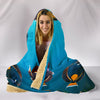 Acanthurus Achilles Fish Print Hooded Blanket