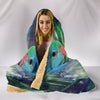 Lovely Parrotlets Parrot Print Hooded Blanket