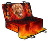 Nova Scotia Duck Tolling Retriever On Fire Print Pet Seat Covers