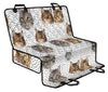 Siberian Cat face Print Pet Seat Covers