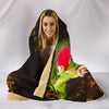 Amazon Red Headed Parrot Print Hooded Blanket