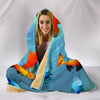 Platy Fish Print Hooded Blanket