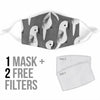 Parrots Print Face Mask