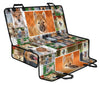 Siba Inu Dog Collage Print Pet Seat Covers