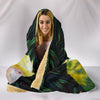 Lovely Amazon Parrot Print Hooded Blanket