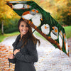 Zebra Finch Bird Print Umbrellas