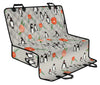 Penguin floral Patterns Print Pet Seat Covers